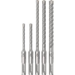 Bosch Hammer Drill Bit Set Pro SDS Plus-5X, 5 darabos, ezüst színben. Fúrófejek fúrókalapácsokhoz.