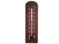 Hőmérő beltéri fa 40 mm x 150 mm mahagóni
