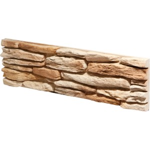Stegu California Beige burkolólap, 15x55 cm, kőhatású, beltéri és kültéri.