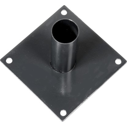 Oszloptalp egyrudas hálós kerítéspanel oszlophoz antracit  60 mm 20 cm x 20 cm