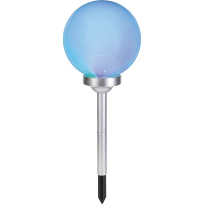 Bojano napelemes gömb földbe szúrható rúddal krómszínű