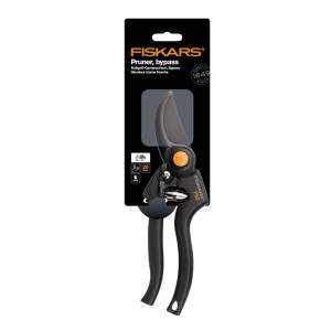 Fiskars Bypass metszőolló Pro P90, 23 cm, friss zöldhöz 26 mm átmérőig.