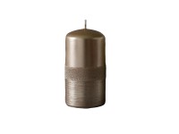 Structura arany törzsgyertya 130 mm magas