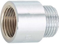 OBI csaphosszabbító 18,6 mm (Rp 1/2) x 21 mm (R 1/2) krómozott sárgaréz 20 mm OBI csaphosszabbító 18,6 mm (Rp 1/2) x 21 mm (R 1/2) krómozott sárgaréz 20 mm