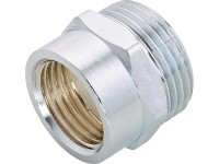 OBI menetes szűkítő karmantyú 26,4 mm (R 3/4) x 18,6 mm (Rp 1/2) krómozott sárga OBI menetes szűkítő karmantyú 26,4 mm (R 3/4) x 18,6 mm (Rp 1/2) krómozott sárga