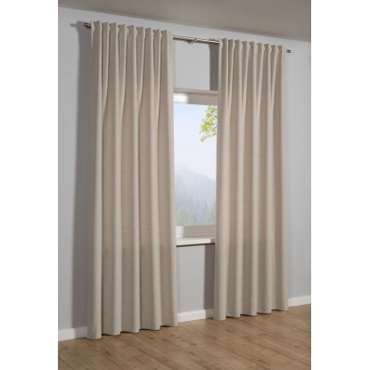 Készfüggöny bézs 140 cm x 245 cm