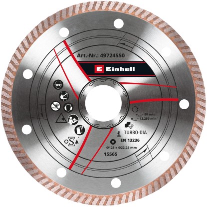 Einhell gyémánt vágókorong vékony 125 mm x 1,2 mm