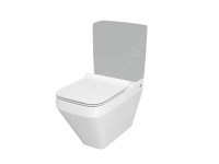 Cersanit Crea szögletes monoblokkos wc ülőkével