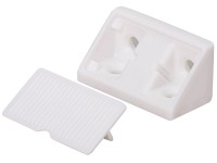Univerzális sarokösszekötő 20 mm x 20 mm x 43 mm műanyag fehér 4 darab FLS Univerzális sarokösszekötő 20 mm x 20 mm x 43 mm műanyag fehér 4 darab FLS