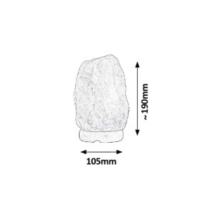 Rábalux Rock sólámpa 15 W kb 19 cm narancs parfüm izzóval