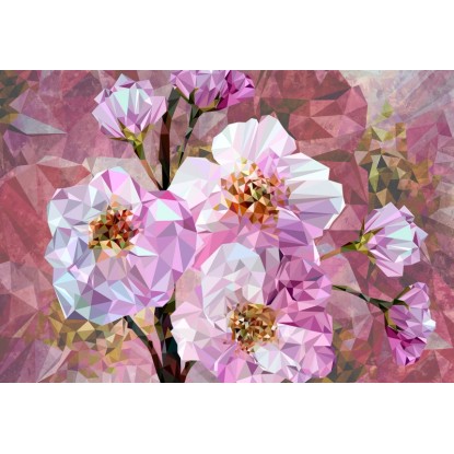 Komar nemszőtt fotótapéta Blooming Gems 368 cm x 248 cm FSC