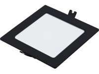 Rábalux Shaun2 beltéri mennyezeti beépíthető lámpa négyzetes fekete LED 6W