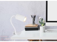 Globo Robby csíptetős spotlámpa 1 izzós fehér matt 290 mm x 100 mm x 415 mm