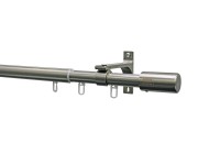 Schöner Wohnen Mona függönyrúd-szett 19 / 22 mm átmérő nemesacél hatású