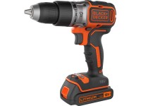 Black + Decker 18 V-os akkus ütvefúró-csavarbeh 1,5 Ah-s akkukkal kofferrel Black + Decker 18 V-os akkus ütvefúró-csavarbeh 1,5 Ah-s akkukkal kofferrel