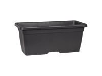 Scheurich műanyag láda növény beültetéshez terra színben 34 cm magas 80cm hosszú