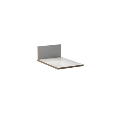 Fenéklap + hátfalrögzítő szett magas fiókhoz 40 cm Star fehér