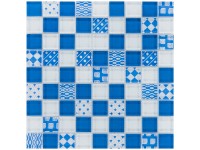 Mozaik üveg Retro kék 29,2 cm x 29,2 cm Mozaik üveg Retro kék 29,2 cm x 29,2 cm