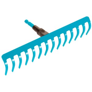 Gardena combisystem gereblye 36 cm munkaszélességgel, kék, combisystem nyelekhez.