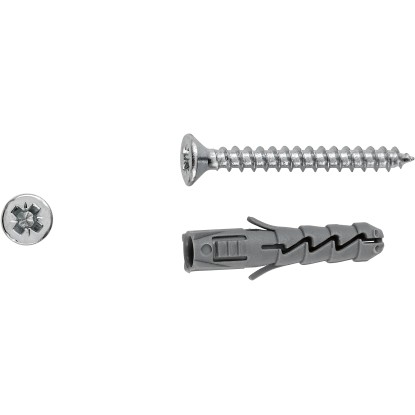 LUX terpesztődübel csavarokkal 5 mm x 25 mm 20 darab