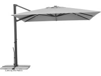 Schneider napernyő 300 cm x 300 cm ezüstszürke hajtókaros mechanizmussal