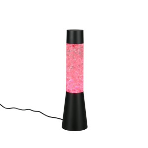 LED TLMartini asztali lámpa RGB színváltással és csillám effektussal, matt fekete.