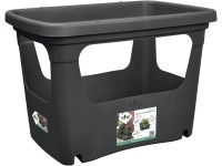 Elho Green Basics ültetőcserép élénkfekete 35,7 cm x 50,9 cm x 35,1 cm