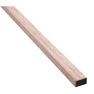 Denpanels dió színű záróelem akusztikus panelekhez, MDF fekete maggal, 2,7x240 cm.