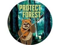 Komar nemszőtt fotótap. Dot Star Wars Protect the Forest öntapadó átmérő 125 cm