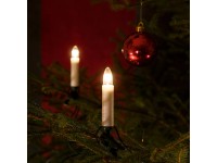 Konstsmide One String gyertya fényfüzér 16,8 m melegfehér csíptetővel Konstsmide One String gyertya fényfüzér 16,8 m melegfehér csíptetővel