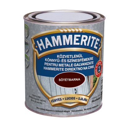 Hammerite fémfesték közvetlenül könnyű- és színesfémre sötétbarna 0,75 l