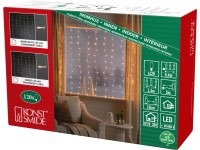 Konstsmide LED fényfüzér ablakra 120 borostyánsárga diódával Konstsmide LED fényfüzér ablakra 120 borostyánsárga diódával