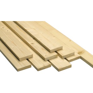 Univerzális zsaludeszkák, 20x95x3000 mm, 3 oldalon gyalult, lucfenyő/fenyő belsőépítészethez.