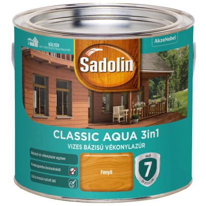 Sadolin Classic Aqua vizes vékonylazúr fenyő 2,5 l