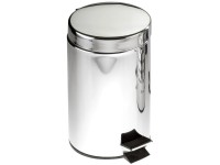 Wenko rozsdamentes pedálos szemetes fényes ezüst 3 l Wenko rozsdamentes pedálos szemetes fényes ezüst 3 l