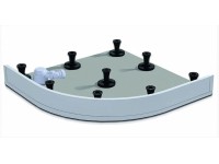 PETRA zuhanytálca előlap 90-es íves tálcához