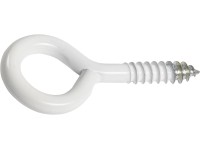 Fehér szemescsavar átmérő 4 mm x 30 mm 6 db Fehér szemescsavar átmérő 4 mm x 30 mm 6 db