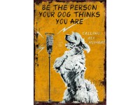 Retro - gift nagy táblakép kutyás dekoráció 27 cm x 39 cm Retro - gift nagy táblakép kutyás dekoráció 27 cm x 39 cm