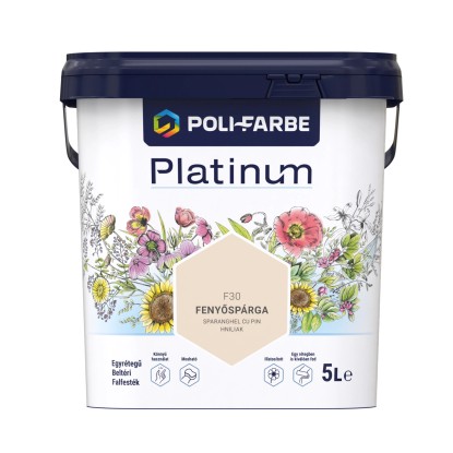 Poli - Farbe Platinum beltéri falfesték F 30 Fenyőspárga matt 5 l