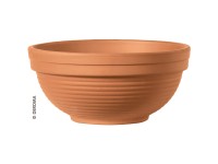 Kaspó kerek nagy terrakotta 32 cm