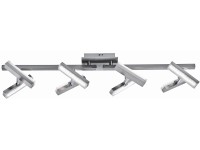 Rico LED-es spotlámpa 8 izzós acél