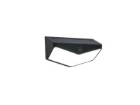 WINGS szolár LED falilámpa fekete