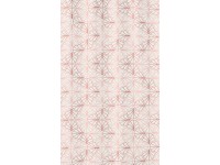 Kleine Wolke zuhanyfüggöny Bloom Pearl 180 cm x 200 cm rózsaszín