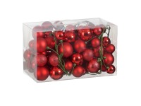 Mica Decorations girland 180 cm piros