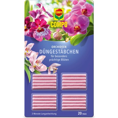 Compo tápoldatozó pálcika orchideákhoz, 20 darab, a gyönyörű virágokért.