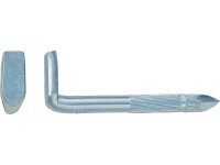 LUX acélkampó hornyolt 3,5 mm x 40 mm horganyzott 7 darab LUX acélkampó hornyolt 3,5 mm x 40 mm horganyzott 7 darab