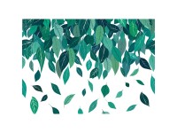 Komar fátyoltapéta levélkáosz 350 cm x 250 cm zöld