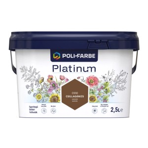 Poli - Farbe Platinum beltéri diszperziós falfesték Csillagánizs matt 2,5 l