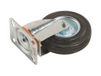 Önbeálló szállítógörgő gumikerékkel, 125 mm, 100 kg Önbeálló szállítógörgő gumikerékkel, 125 mm, 100 kg