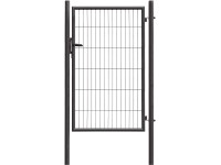 Egyszárnyú kapu hálós kerítéspanelhez antracit 150 cm x 100 cm